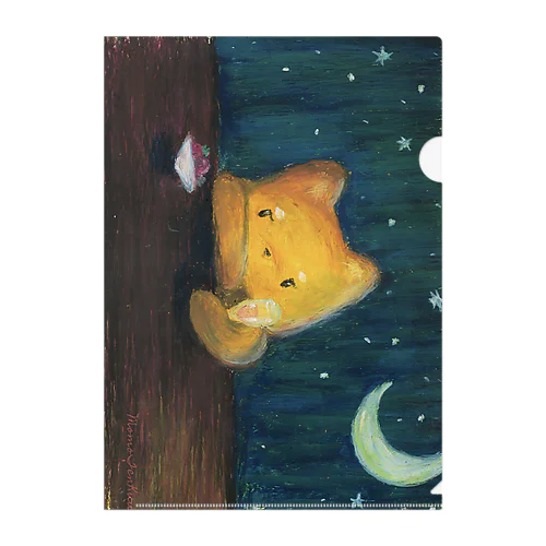 もも☆眠れぬ夜 Clear File Folder