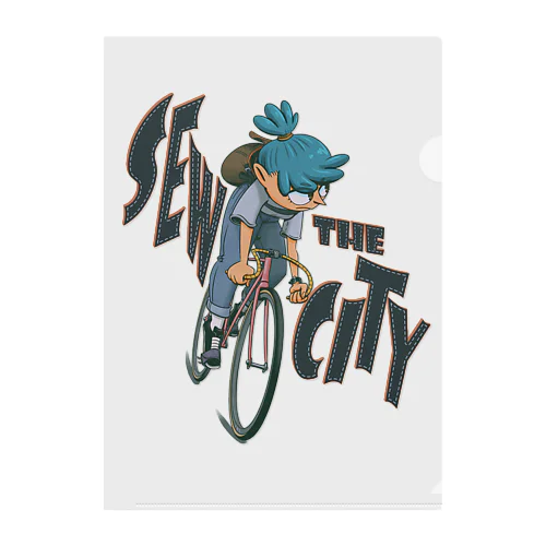 "SEW the CITY" クリアファイル