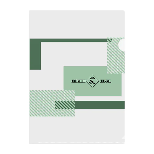 CYBER WINDOW GRN Clear File Folder