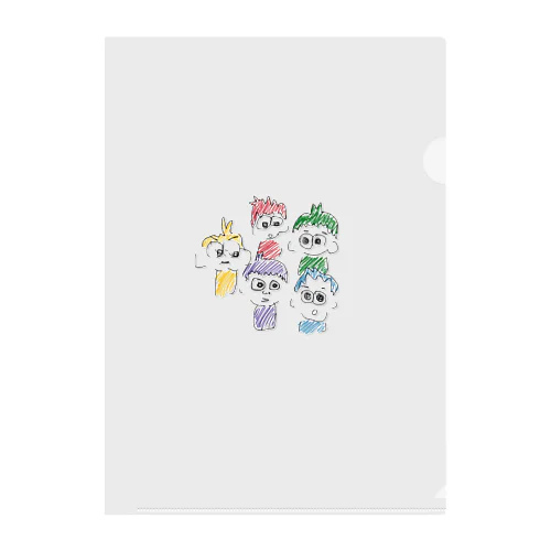 rainbowず Clear File Folder