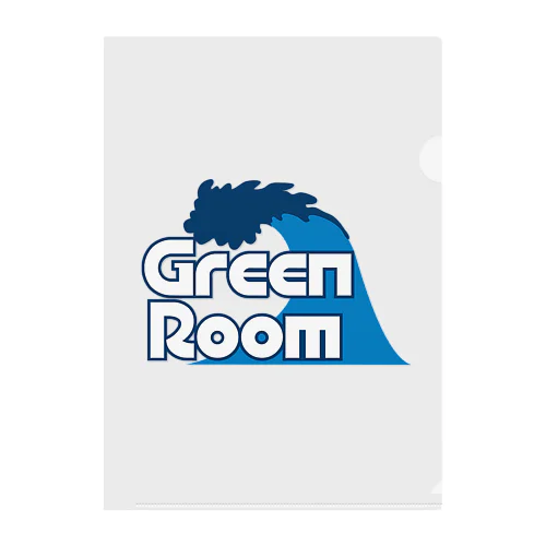 GREEN ROOM Clear File Folder