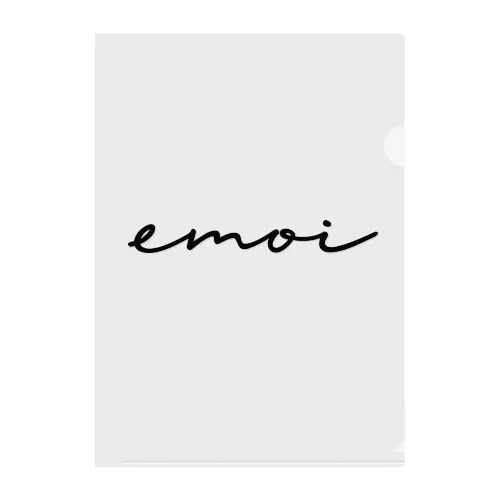 emoi（エモい） クリアファイル