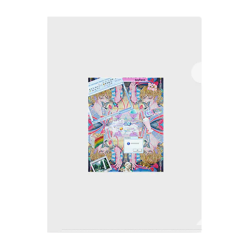 クリアファイル Clear File Folder