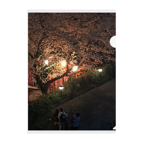 桜神社 クリアファイル