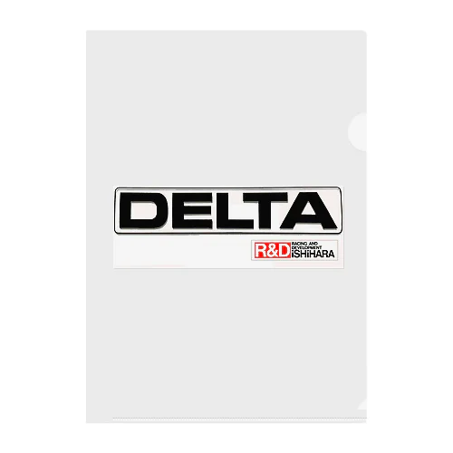 DELTA raing&Ishihara クリアファイル