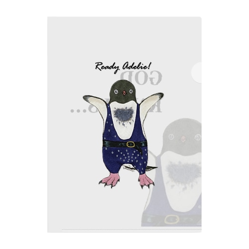 Ready Adelie！ Clear File Folder