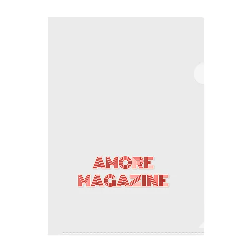 AMORE MAGAZINE  no’1 クリアファイル