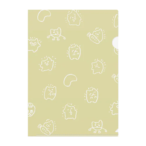 Yellow Hotosan Clear File Folder