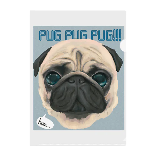 PUG PUG PUG!!! Clear File Folder