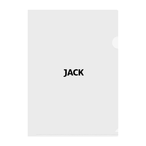 JACK クリアファイル