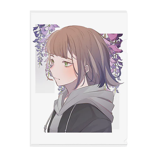 藤と少女 Clear File Folder