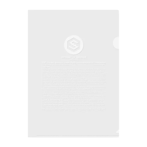 IOST whitepaper WH クリアファイル