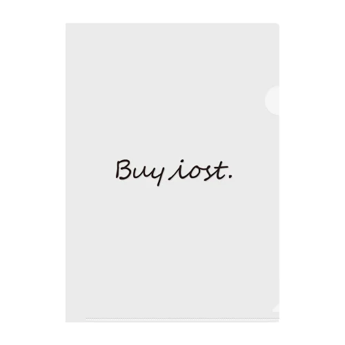 Buy IOST  BL Clear File Folder