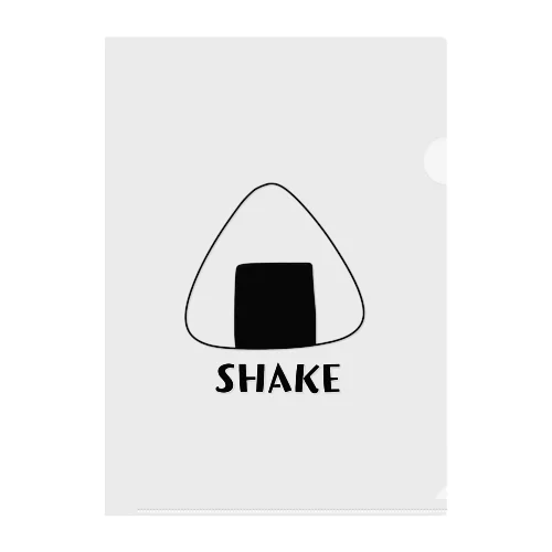 おにぎりシリーズ（SHAKE） クリアファイル