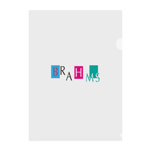 BRAHMS-001 Clear File Folder