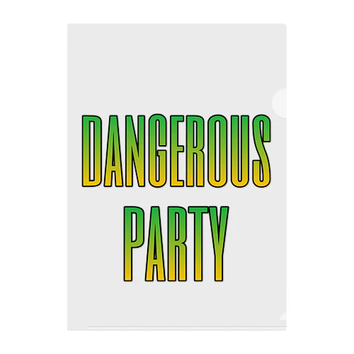 dangerousparty クリアファイル