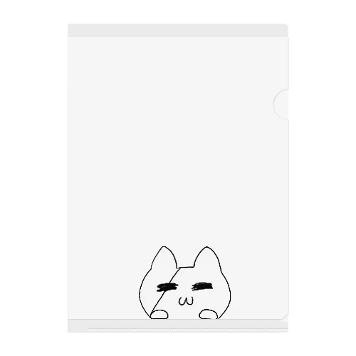 がんたいねこ Clear File Folder