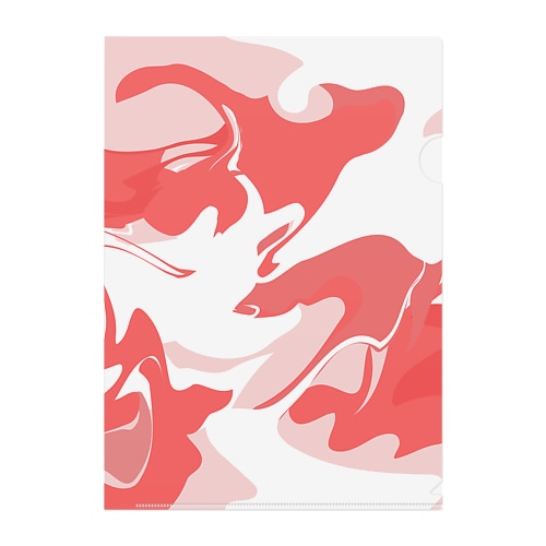 marble Clear File Folder