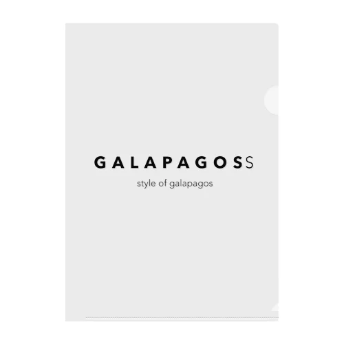 GALAPAGOSS Clear File Folder