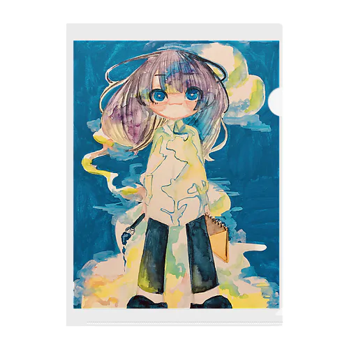 『芸術の夏』 Clear File Folder