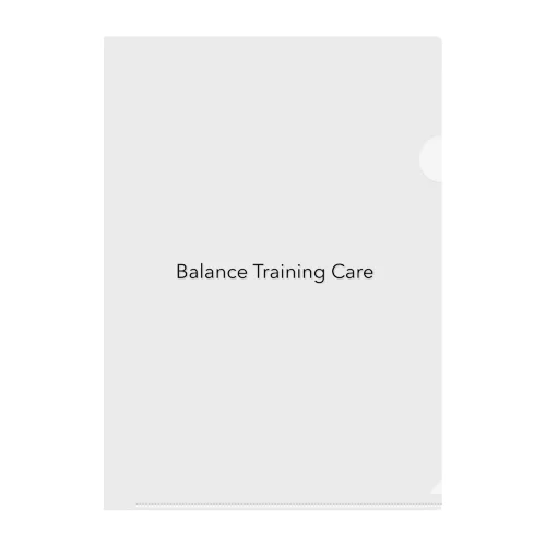 Balance Training Care クリアファイル