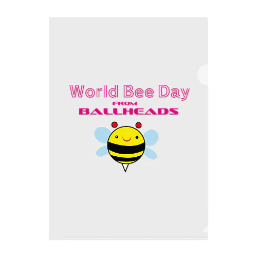 世界ハチの日 World Bee Day Clear File Folder