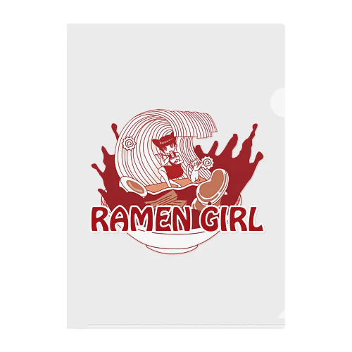 RAMEN GIRL クリアファイル