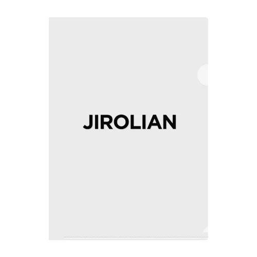 JIROLIAN　ジロリアン クリアファイル