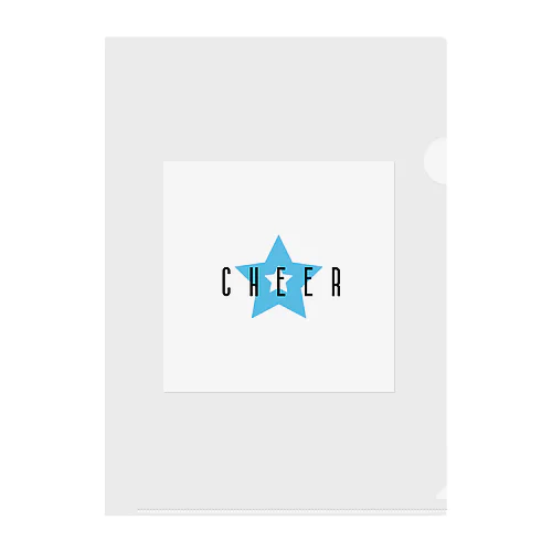 CHEER Clear File Folder