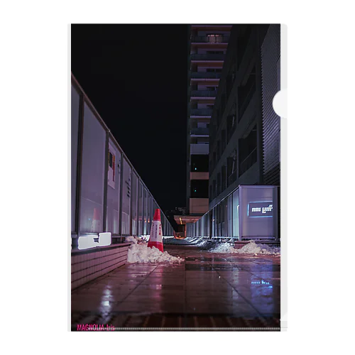 THE CITY NIGHT Clear File Folder