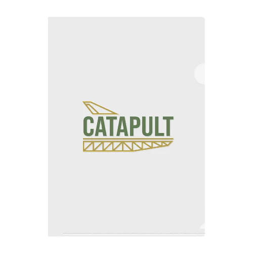 カタパルト CATAPULT ロゴ Clear File Folder