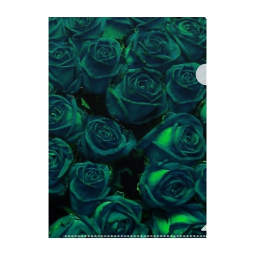ローズ エメラルド Clear File Folder