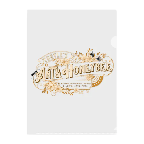 ANT & HONEYBEE Clear File Folder