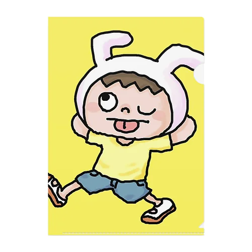 うさぐるみくん Clear File Folder