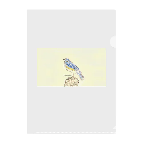 幸せの青い鳥 Clear File Folder