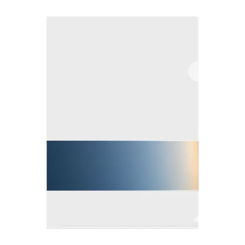 SORANOIRO-空の色-ヨコ Clear File Folder