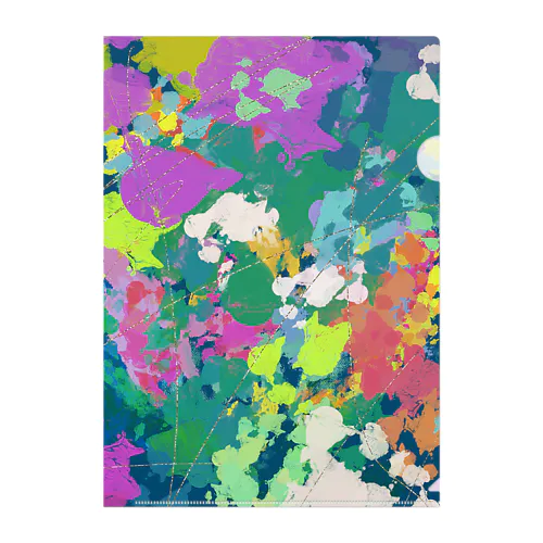 Colorful Clear File Folder