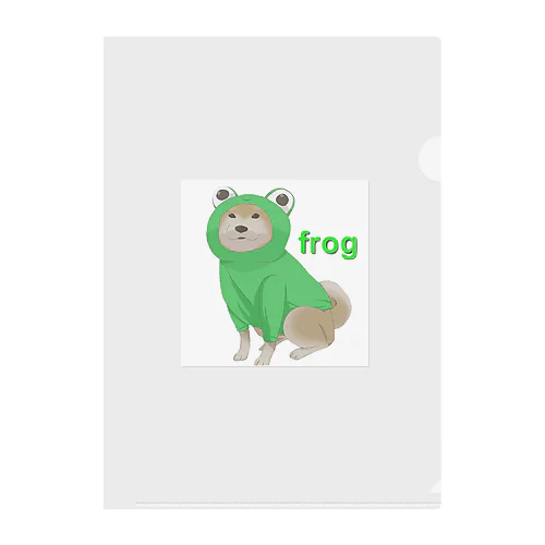 frog Clear File Folder