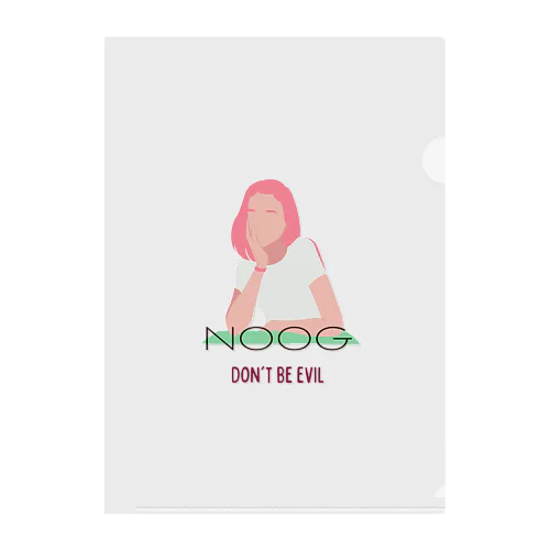 NOOG Official Goods - mono logo クリアファイル