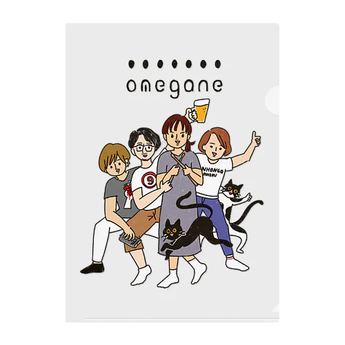 omeganeグッズ Clear File Folder