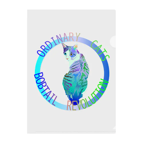 Ordinary Cats08h.t.(冬) Clear File Folder