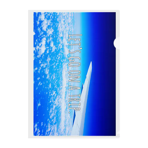 Let’s go on a trip. Clear File Folder