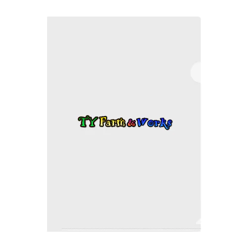 TY Farm＆Works Clear File Folder