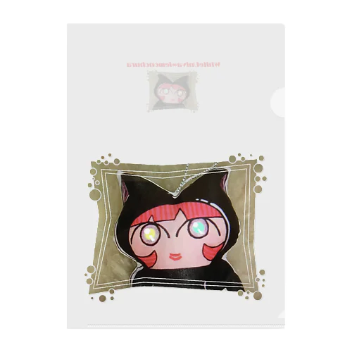 whiteuniva∞lemonchura Clear File Folder