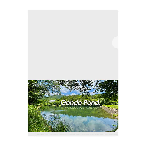 Gondo-pond 権土池 Clear File Folder