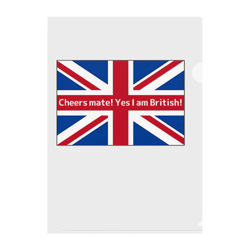 BRITISH クリアファイル