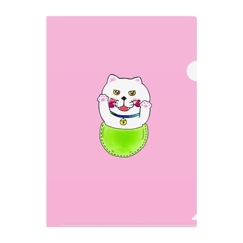 もよねこ Clear File Folder