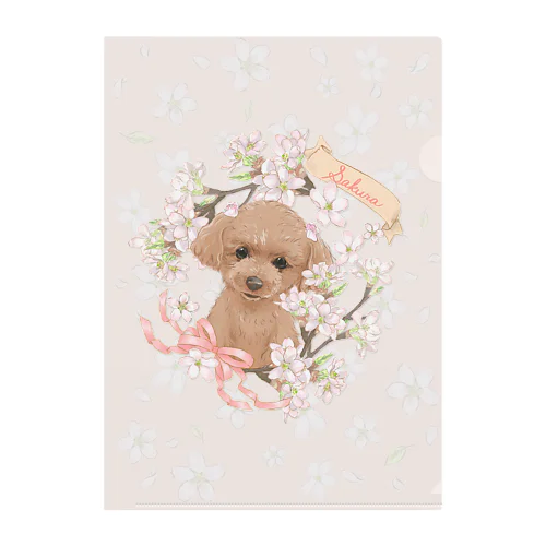 さくらちゃん🌸BU Clear File Folder