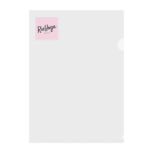 RIEYOGA PINK Clear File Folder