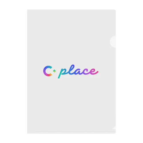 C-place ロゴ  クリアファイル